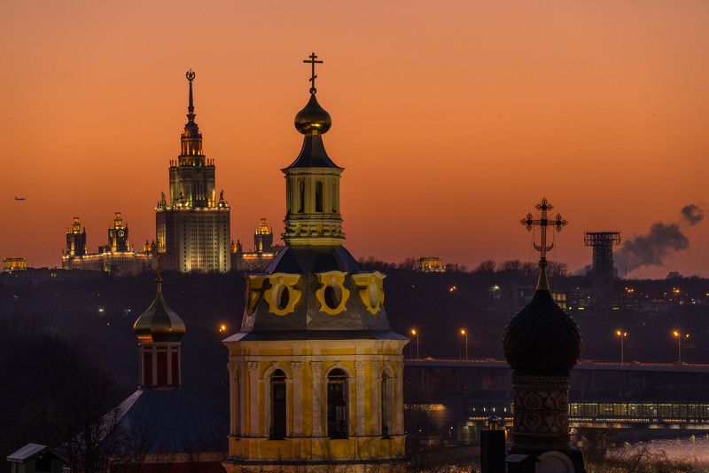 москва, мгу, церковь, храм photo preview