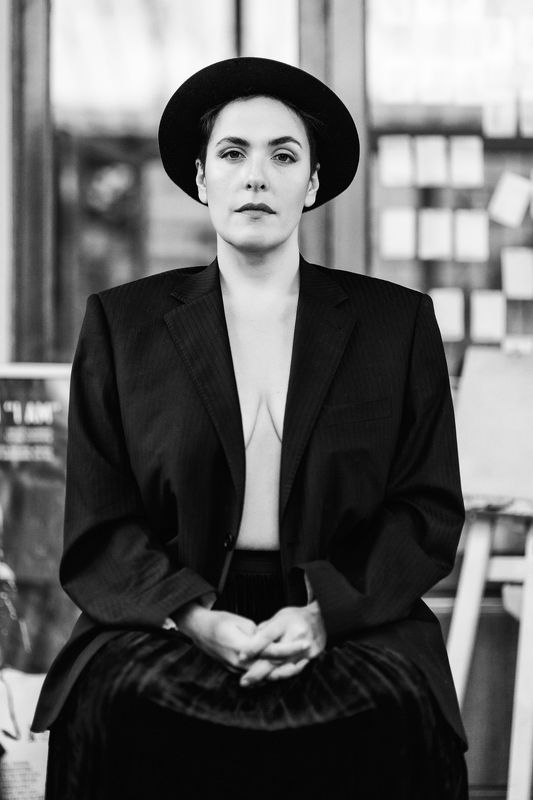 портрет, женский портрет, монохром, чб, шляпа, черно-белое, portrait, portrature, woman portrait, monoichrome, people, hat, bnw, black and white ***photo preview