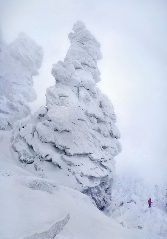 урал, скалы, останцы, колчимский камень На Колчимском камне... фото превью