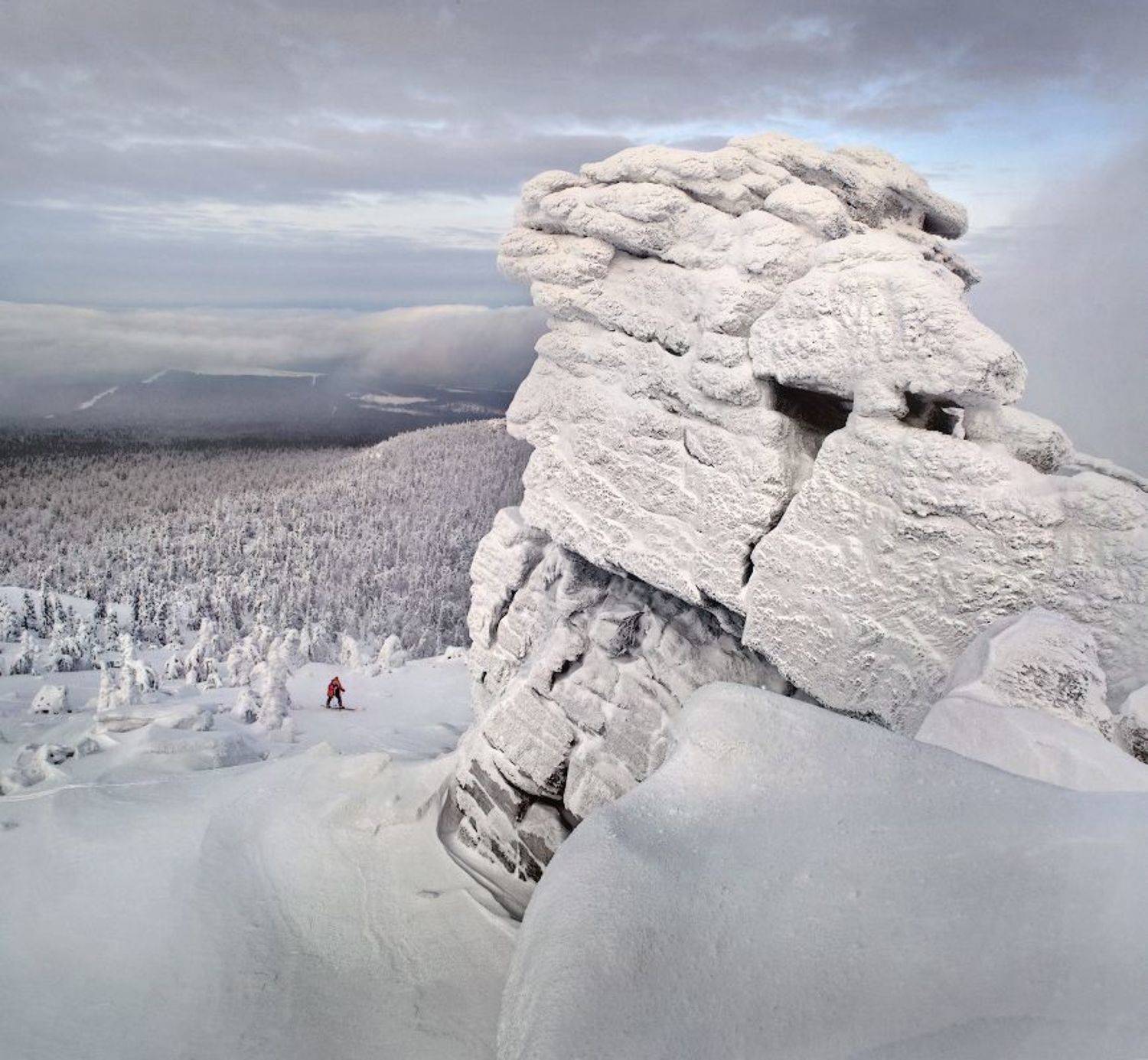 урал, скалы, останцы, колчимский камень, Сергей Макурин