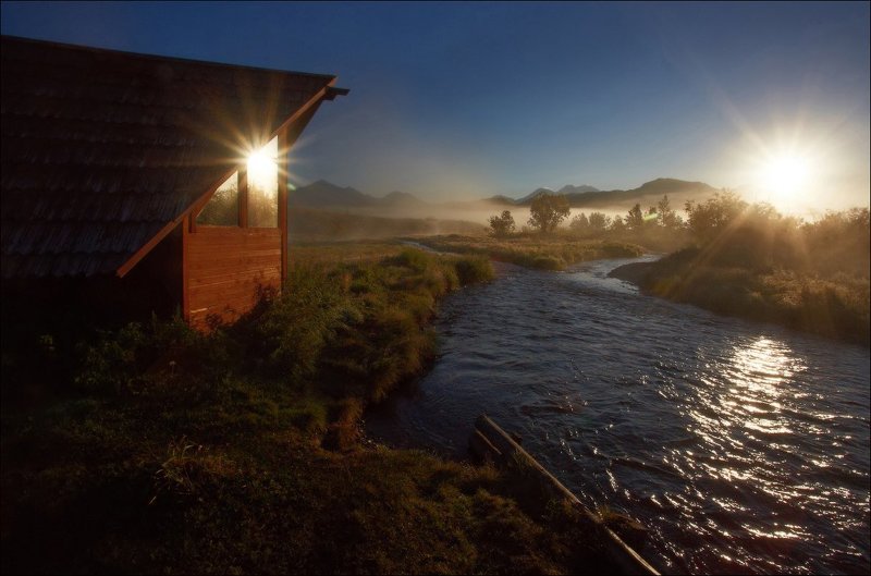 Два солнца на реке Горячей.photo preview