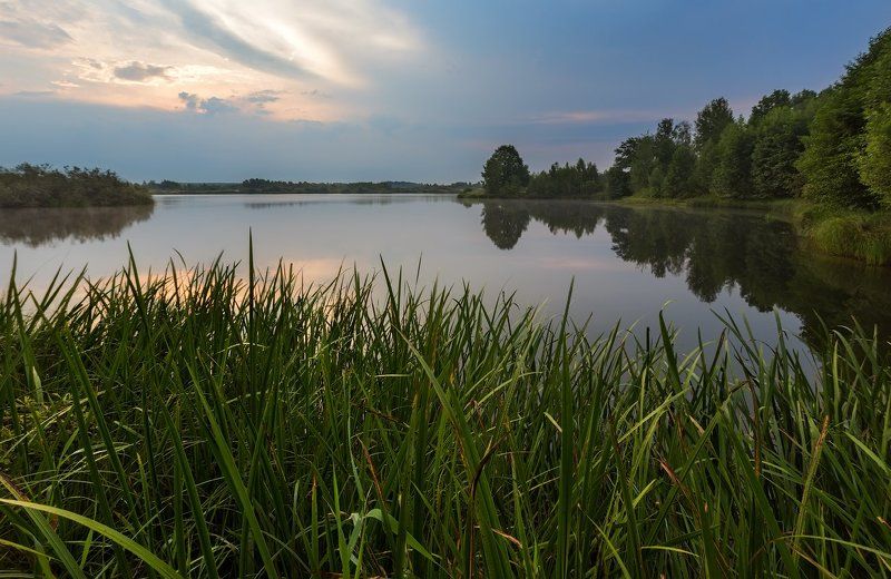 Утро на озерцеphoto preview