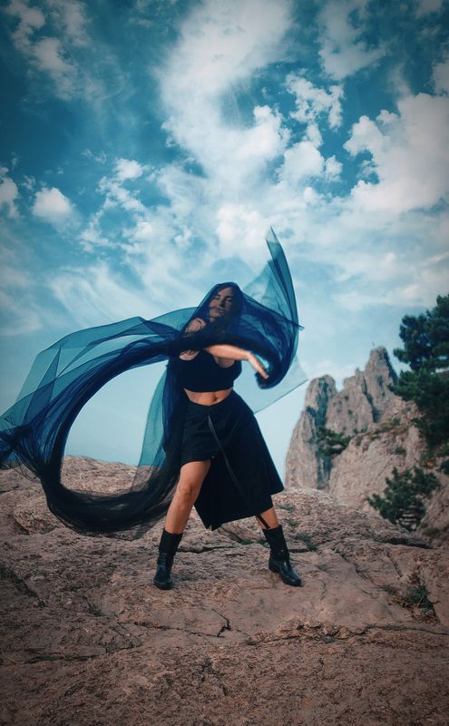 Природа, девушка, Ай-Петри, landscape, пейзаж Завитокphoto preview