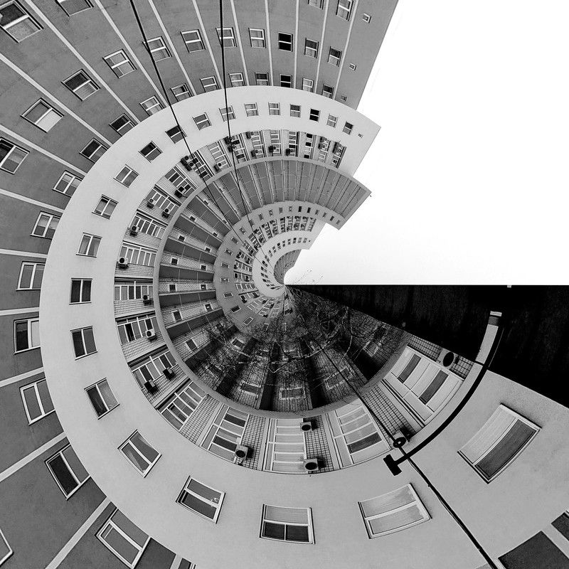 здани, сооружения, абстракция, ч/б фотография photo preview