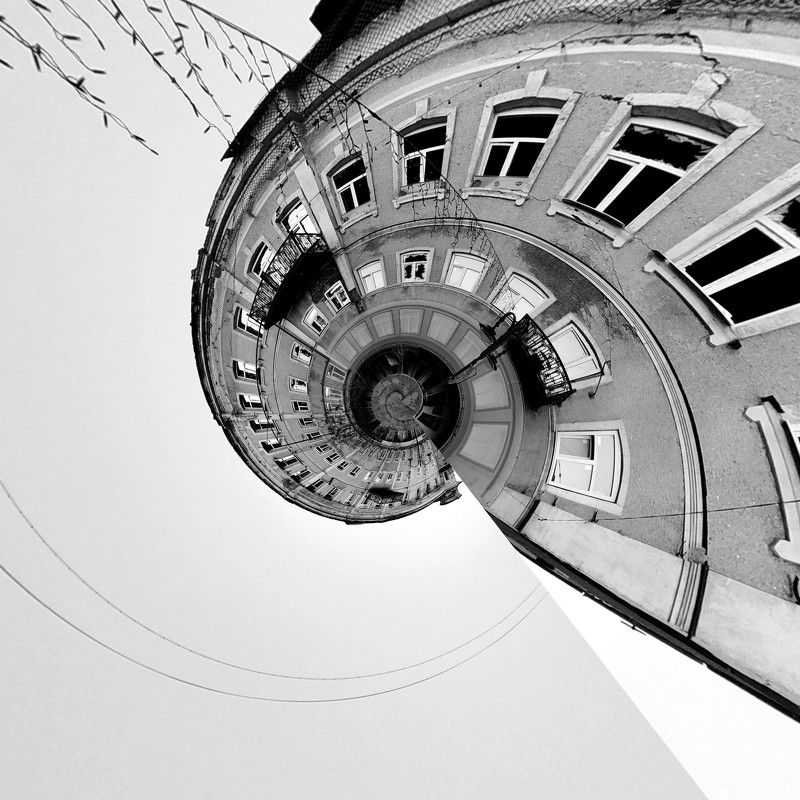 building, b&w, здания, сооружения, абстракция Snail buildingphoto preview