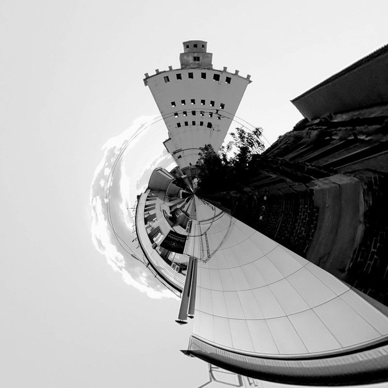 здания, сооружения, абстракция, концепция, ч/б фотография, Small buildingphoto preview