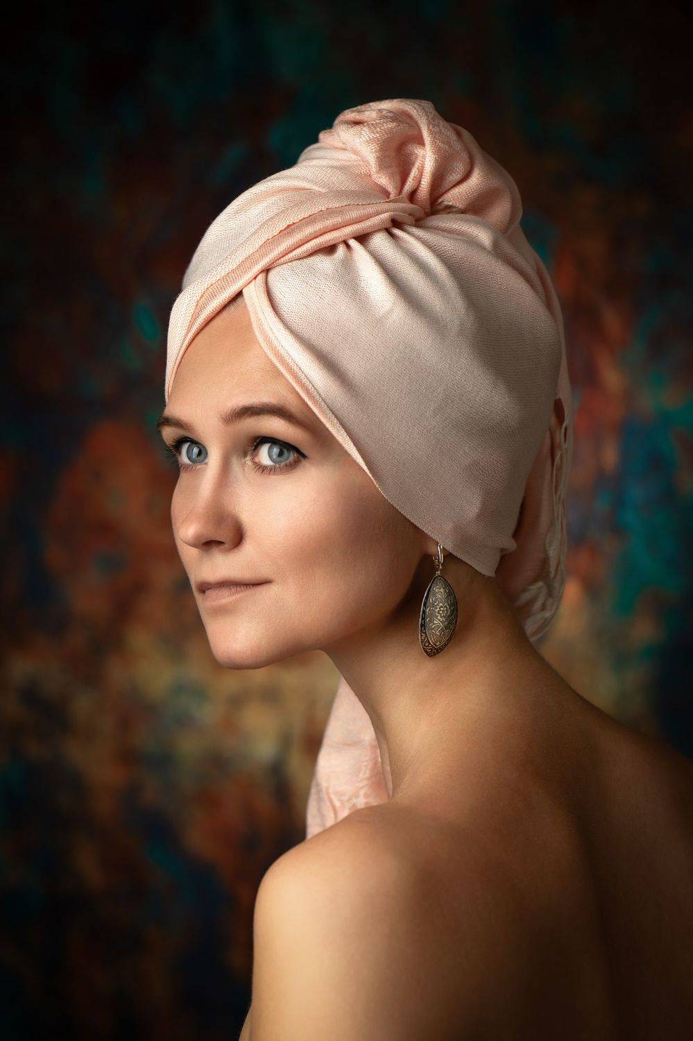 модель, девушка, girl, female, woman, black, portrait, портрет, Николай Гришин