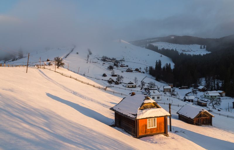 рассвет, восход солнца, карпаты, Восход солнца в Карпатахphoto preview