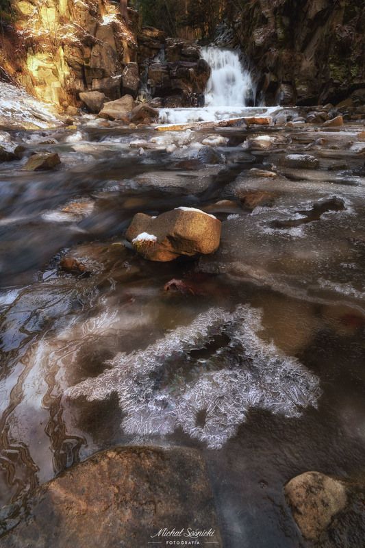 #tree #mountains #summer #sunset #wood #nature #amazing #earth #pics #photo #best #poland #waterfall Waterfall Zaskalnik...photo preview