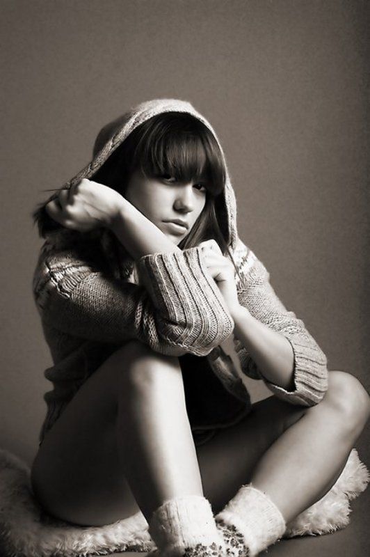 ч/б, девушка, портрет, лолита Lolitaphoto preview