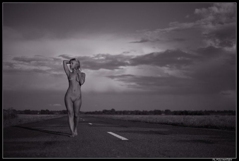 ... по дороге с облаками... фото превью