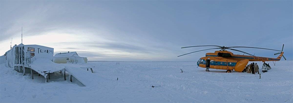 Доставка провианта на факторию Танама. Автор: Danil Husainov север, панорама, репортаж, танама, жизни на краю земли, Danil Husainov