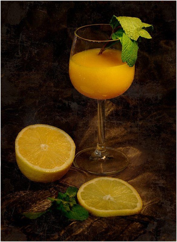 натюрморт, лимон, мята Лимон и мятаphoto preview