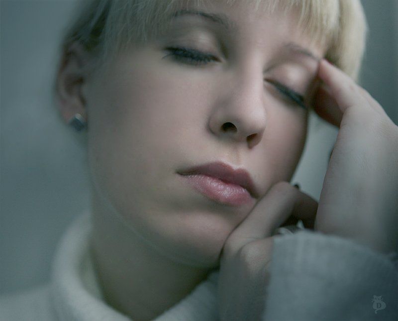 автопортрет, девушка, мысли, зимний, сон, ты Зимний сон о тебе фото превью