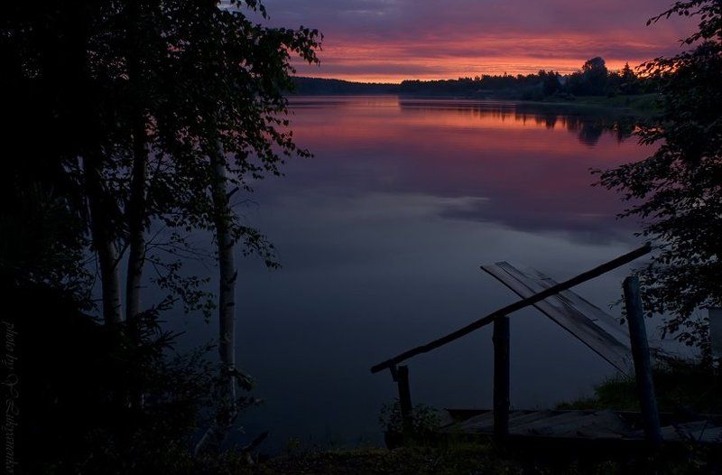 валдай, вельё, рыбацкие, сказки,  закат, лукьяненко Рыбацкие сказки. Догорает деньphoto preview