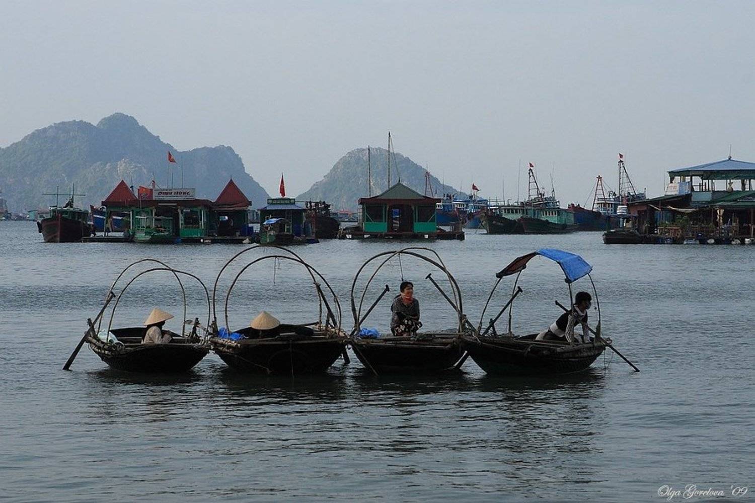 фото, лодка, такси, вьетнам, Ольга Горелова