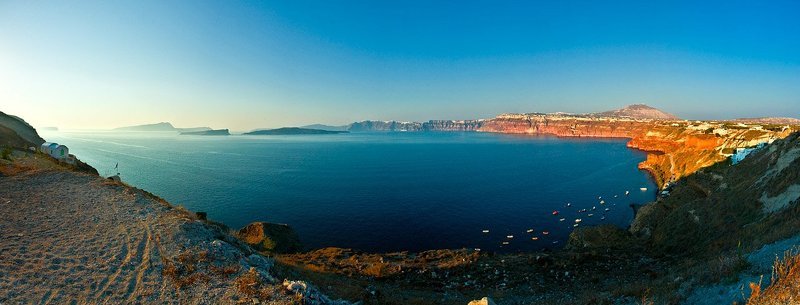 Вулканическая кальдера (Санторини) фото превью