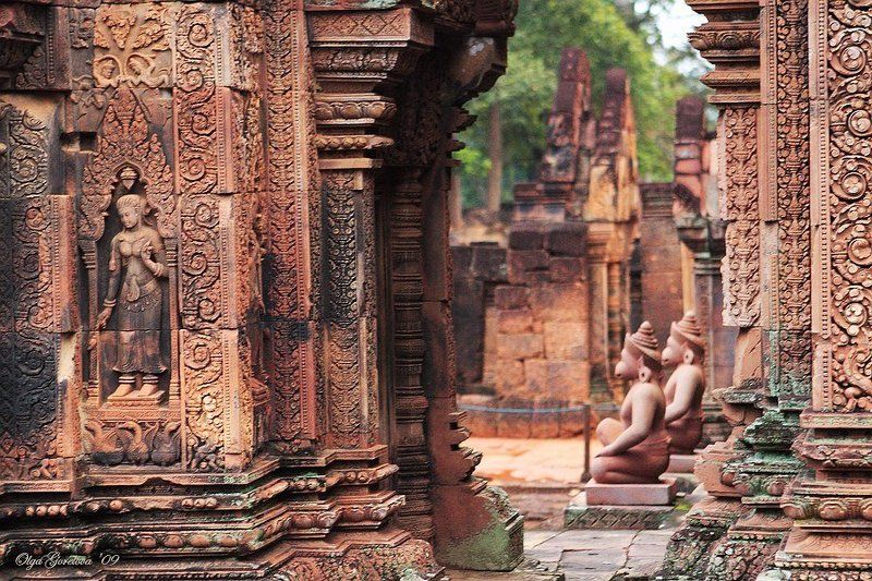 banteay srei, кхмеры, камбоджа, буддизм Banteay Sreiphoto preview