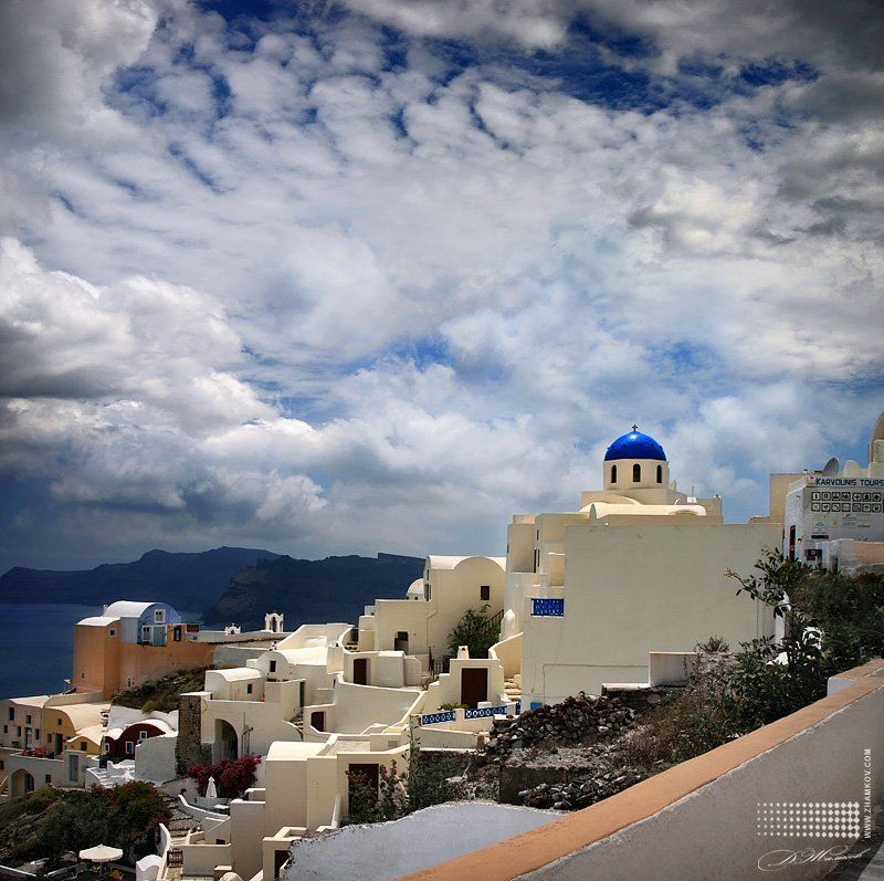 www,zhamkov.com, dmitry zhamkov, landscape, santorini Sky_town_IIphoto preview