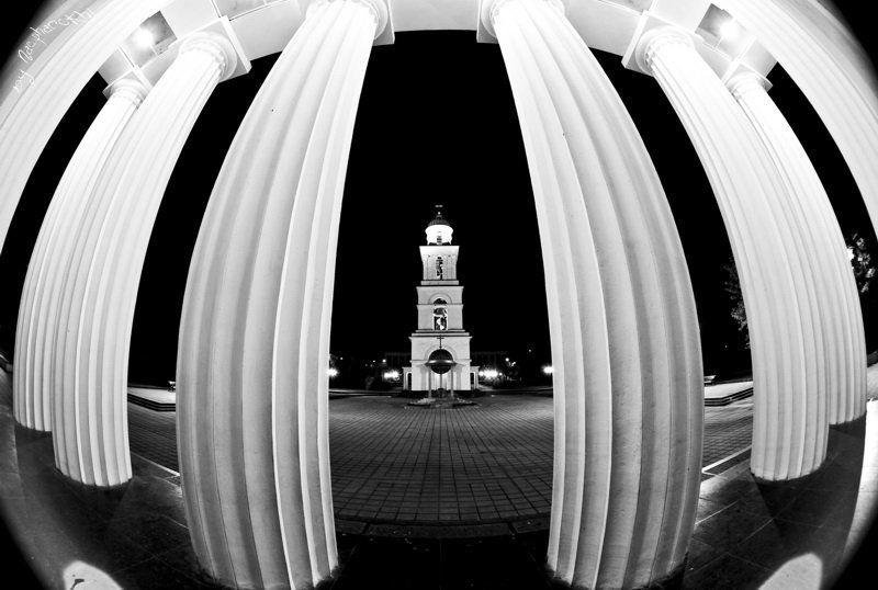 колокольня, собор, колонны, центр, кишинёв .-: A :-.photo preview