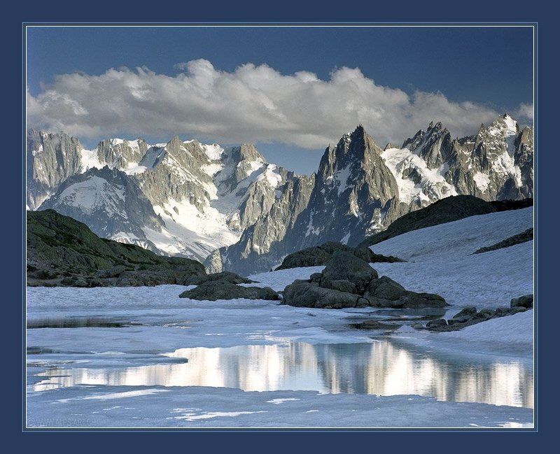 альпы Жаркое лето в холодных тонахphoto preview