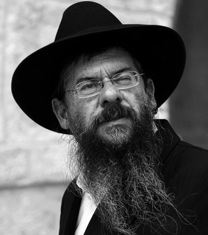 иерусалим, стена, еврей, шляпа С прищуромphoto preview