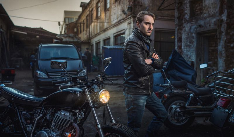 Bike, Man, Moto, Portrait Ivanphoto preview