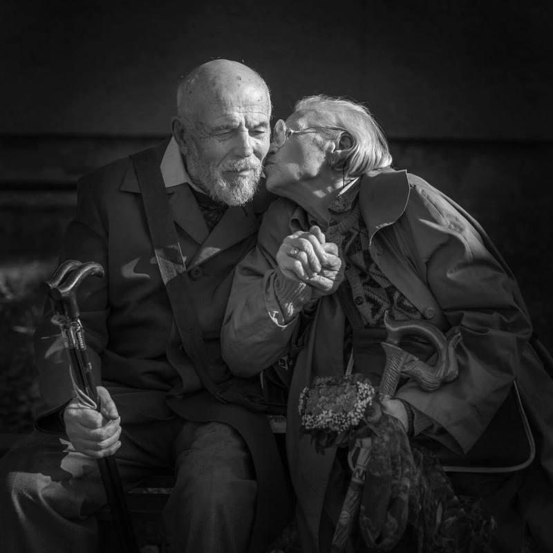 people, blackandwhite, family, emotions, old people,дмитро собокар, sobokarfoto, портрет,dmytro sobokar, blackandwhite 65 years together_black&whitephoto preview