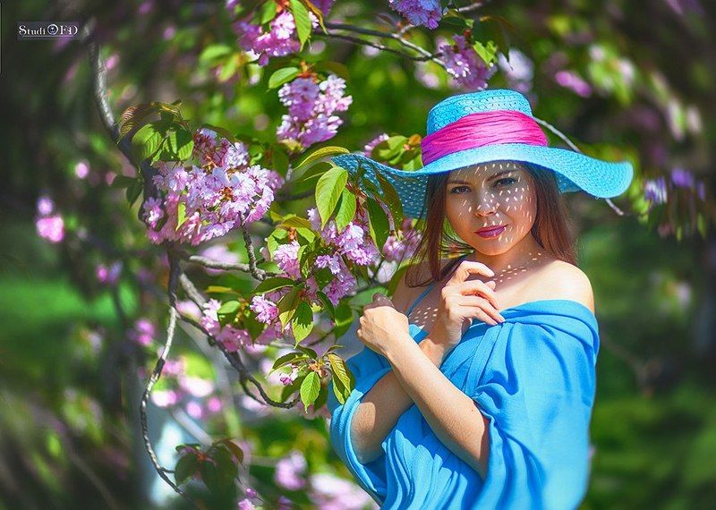 Весна в розово - голобых тонах....photo preview