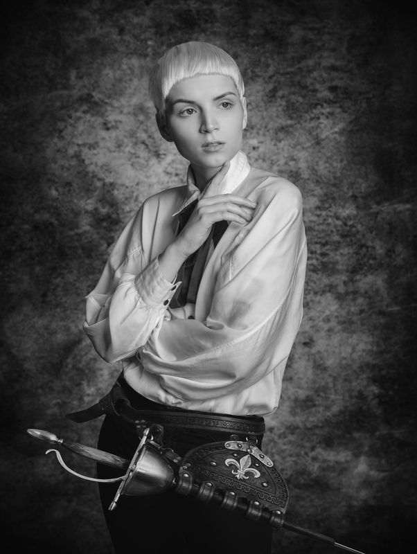 студийный портрет, красивая девушка, женский портрет, концептуальное Амалияphoto preview