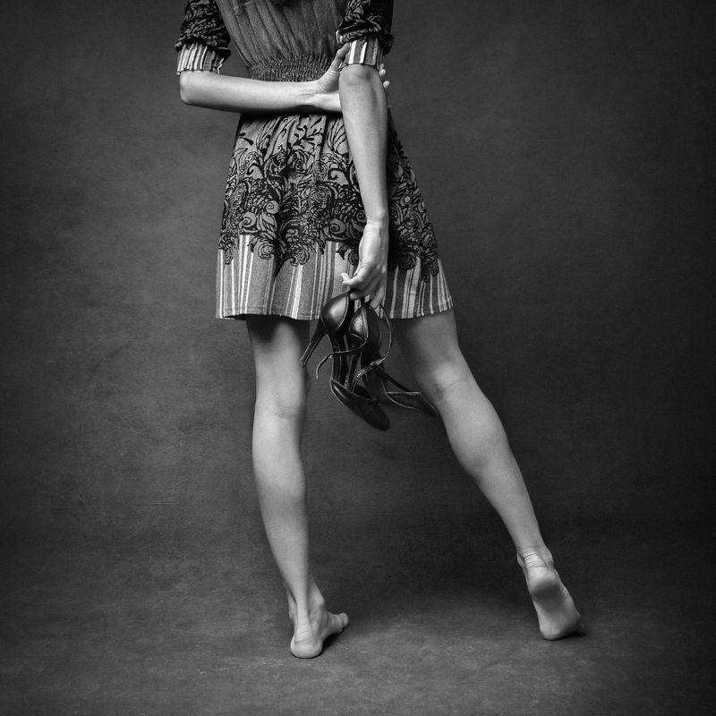 черно-белое Туфлиphoto preview