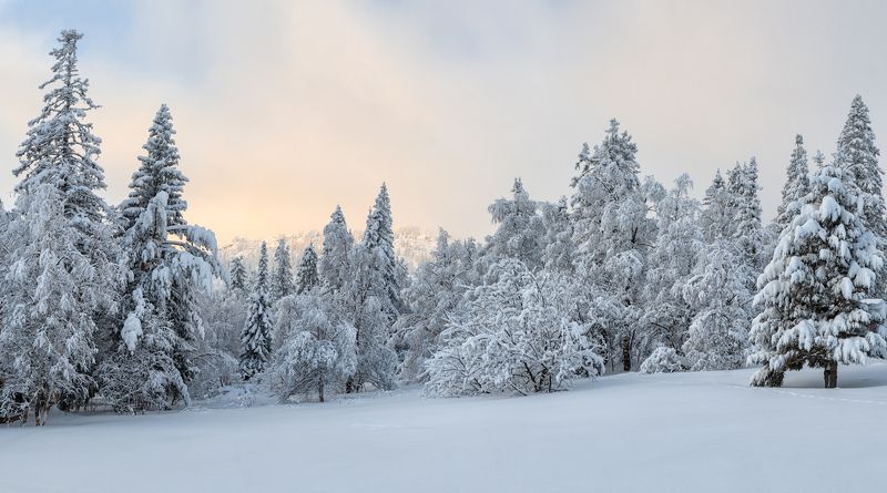 Таганай, Гремучий ключ, Златоуст Морозный рассветphoto preview