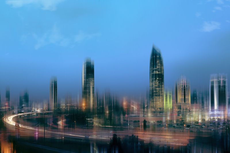 build, motion, city, paint, impress, motion cityphoto preview