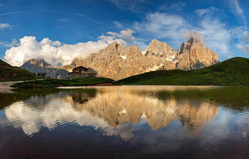 Italy, dolomiti, southtyrol, mountains, landscape,  Baita Segantiniphoto preview