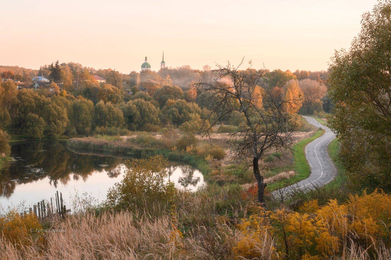 "Картина осеннего вечера". Автор: Юлия Лаптева , Юлия Лаптева