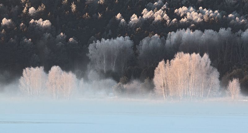 Иркутское водохранилище рассвет  фото превью