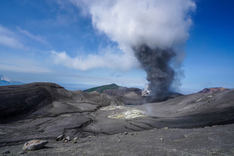 вулкан, эбеко, извержение, северные курилы, курильские острова, volcano, kuril islands, ebeko, eruption Извержение Эбекоphoto preview