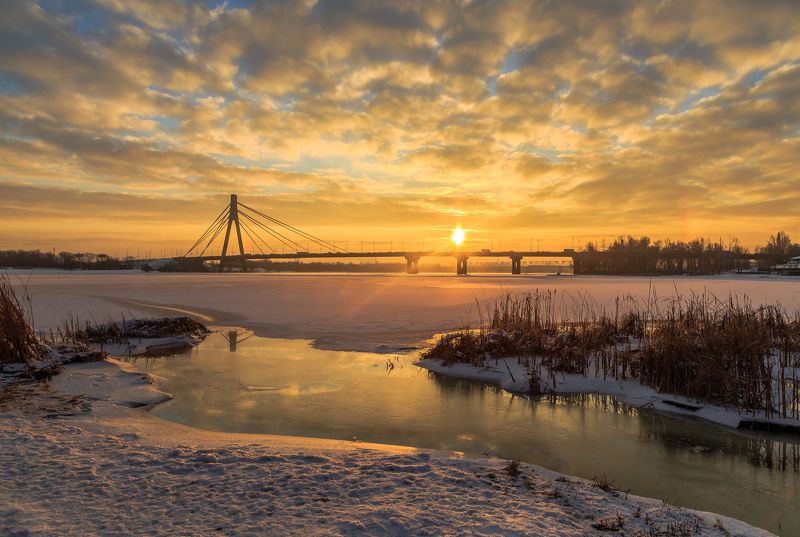 украина, киев, kyiv, ukraine, київ, україна, ранок, утро, Морозное утроphoto preview