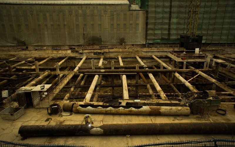 тарбеев, стройка, сварка, строительство, сварщик, работа, грязь, грязная, земля, трубы, tarbeev Грязная работаphoto preview