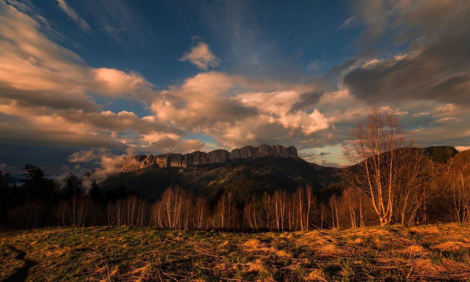 На исходе дня !. Автор: ФЁДОР хребет, корыта , шестакова, поляна, вид на тхач, май 2014, ФЁДОР