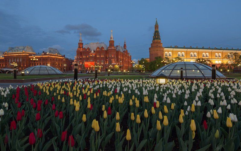 исторический музей, кремль, манежная площадь, москва к Дню Победы - готовы!photo preview