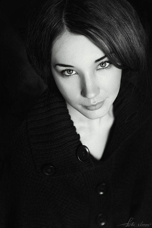 Foto-vdvoem, Взгляд, Взгляд девушки, Глаза, Глаза девушки, Портрет, Портрет девушки, Портретная съемка, Портретная фотосъемка, Фото вдвоем, Черно-белая фотография, Черно-белое, Черно-белое фото, Черно-белый портрет, Черно-белый портрет девушки Юлияphoto preview