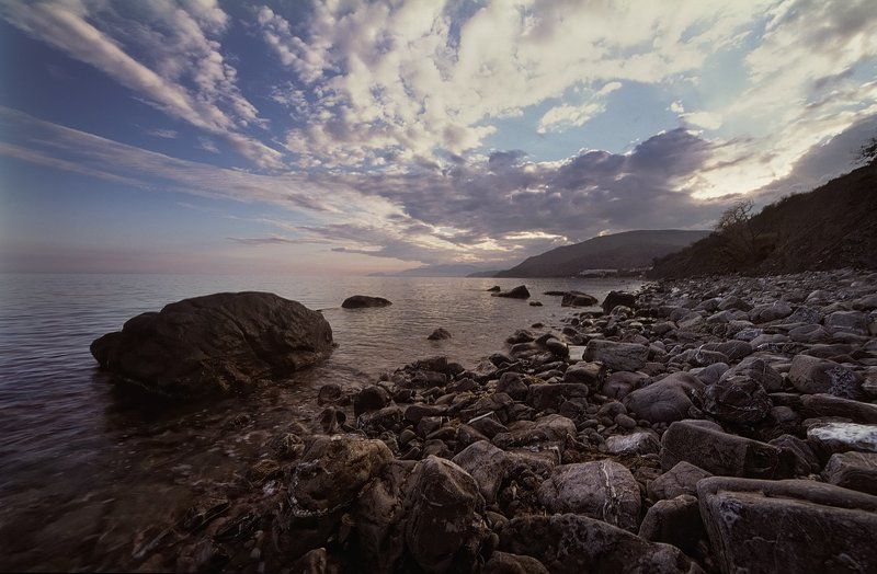 У моря на закате.photo preview