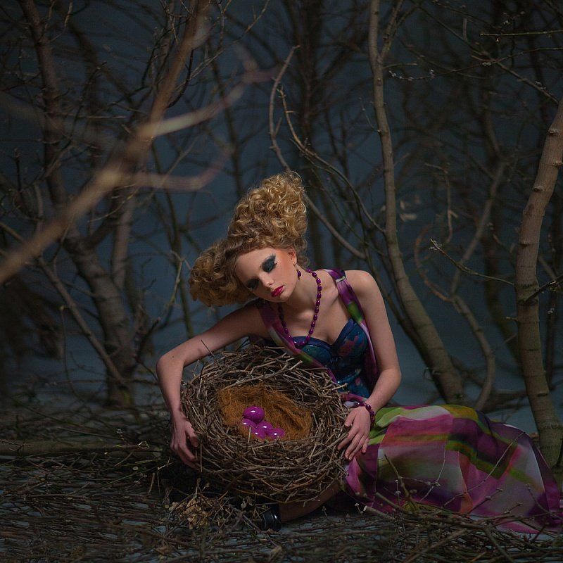 дмитро собокар, sobokarfoto, портрет, woman, dmytro sobokar, fairy tale, Fabulous bird\' eggsphoto preview