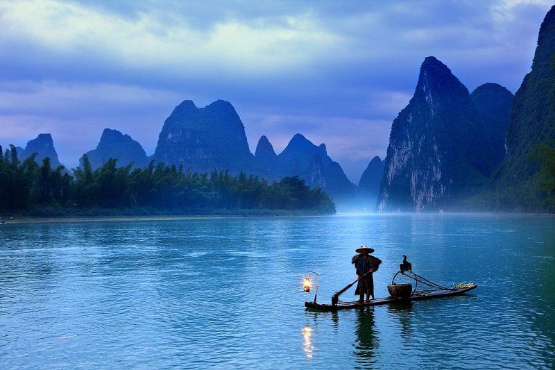 Fishermen and cormorantsphoto preview