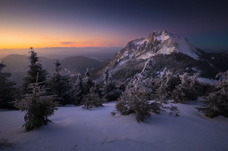 mountains, winter, slovakia Evening in the Mountainsphoto preview