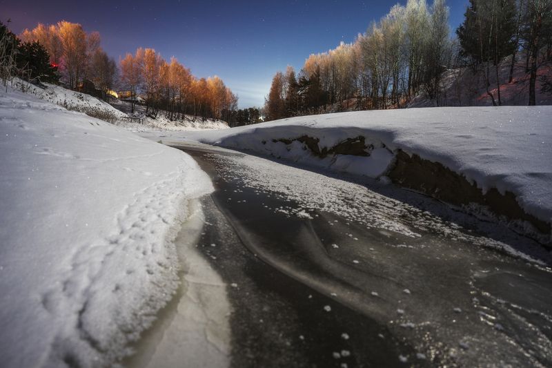 замерзший ручейphoto preview