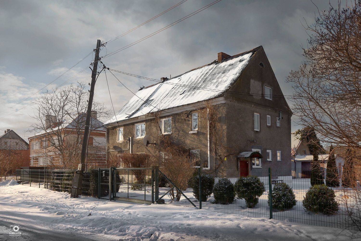 «Зимний город». Автор: Vadim Svirin город, мамоново, зима, 2022год, пейзаж, январь, путешествие, туризм, достопримечательность, хайлигенбайль, россия, германия, восточная пруссия, Vadim Svirin