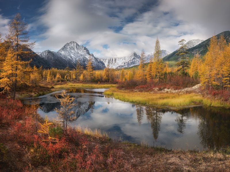 осень, колыма, озеро джека лондона Все краски Колымыphoto preview