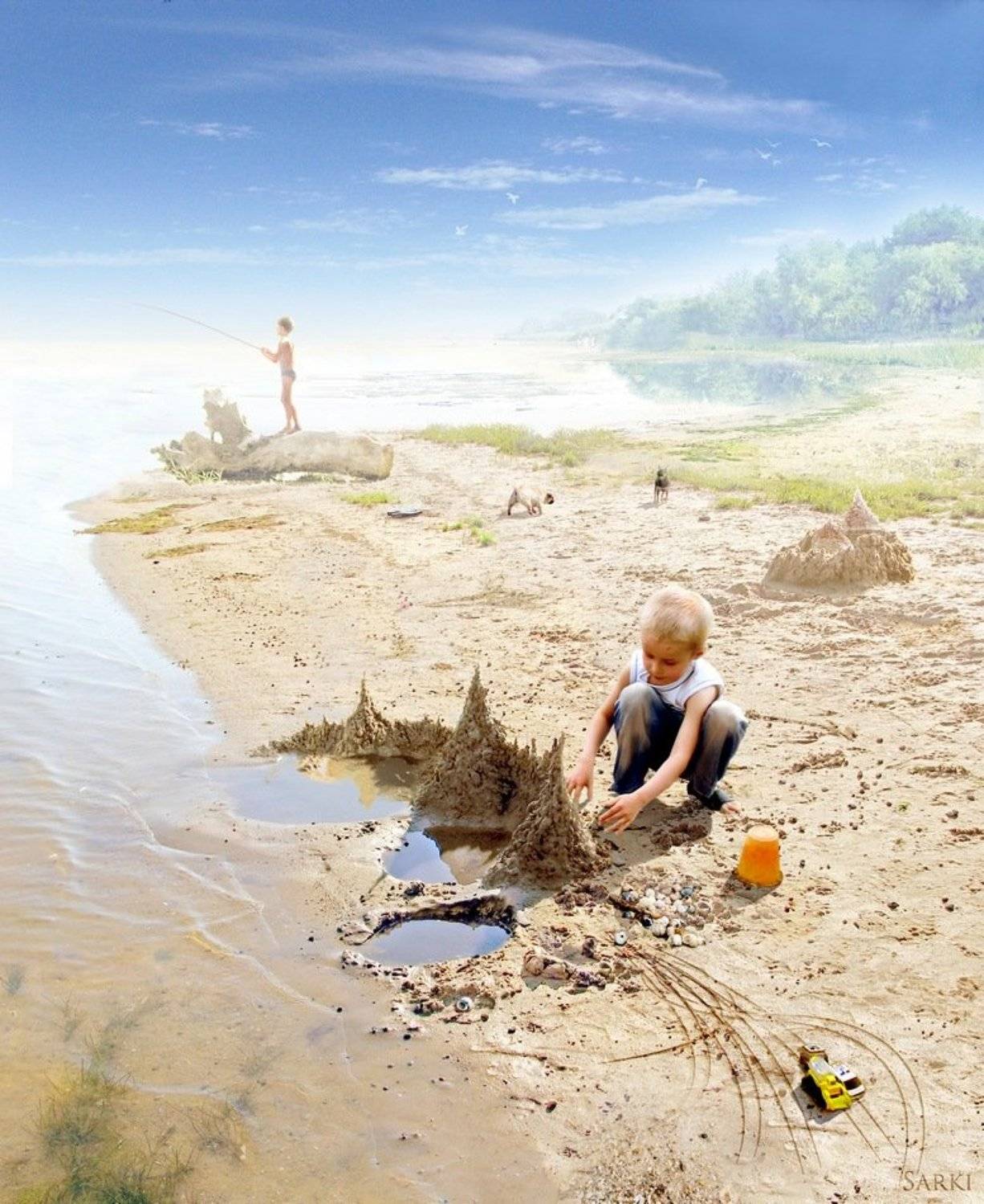 Песчаные замки. Автор: Станислав Солагаян , Станислав Солагаян